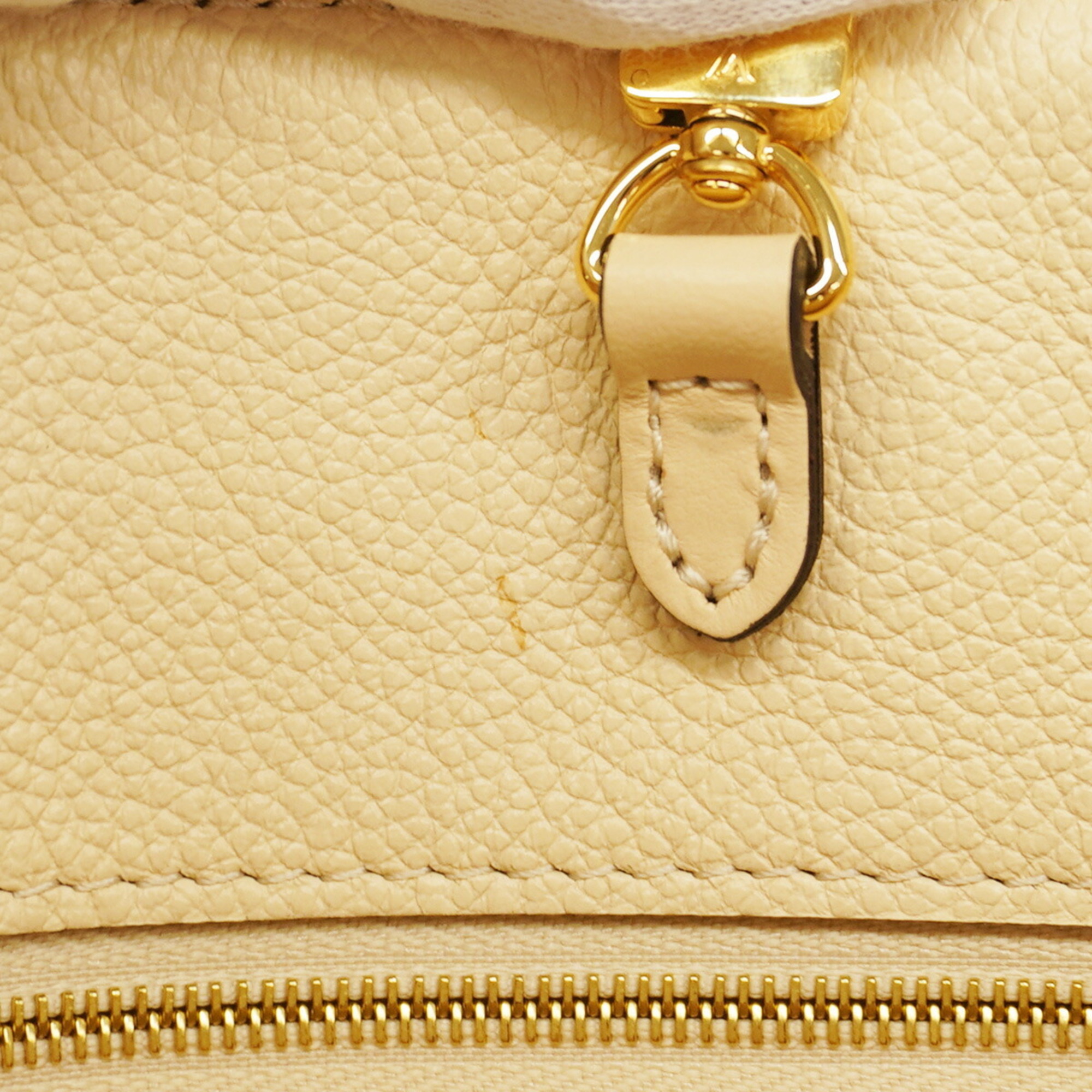 Louis Vuitton Handbag Monogram Empreinte On the Go M46531 Creme Ladies