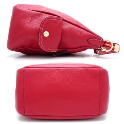 COACH 6152 2Way Bag Leather Red 351573