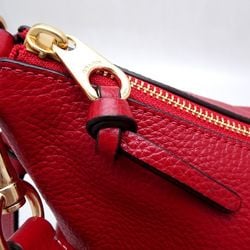 COACH 6152 2Way Bag Leather Red 351573