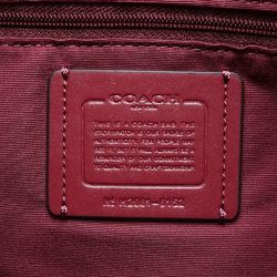 COACH 6152 2Way Bag Leather Red 351573