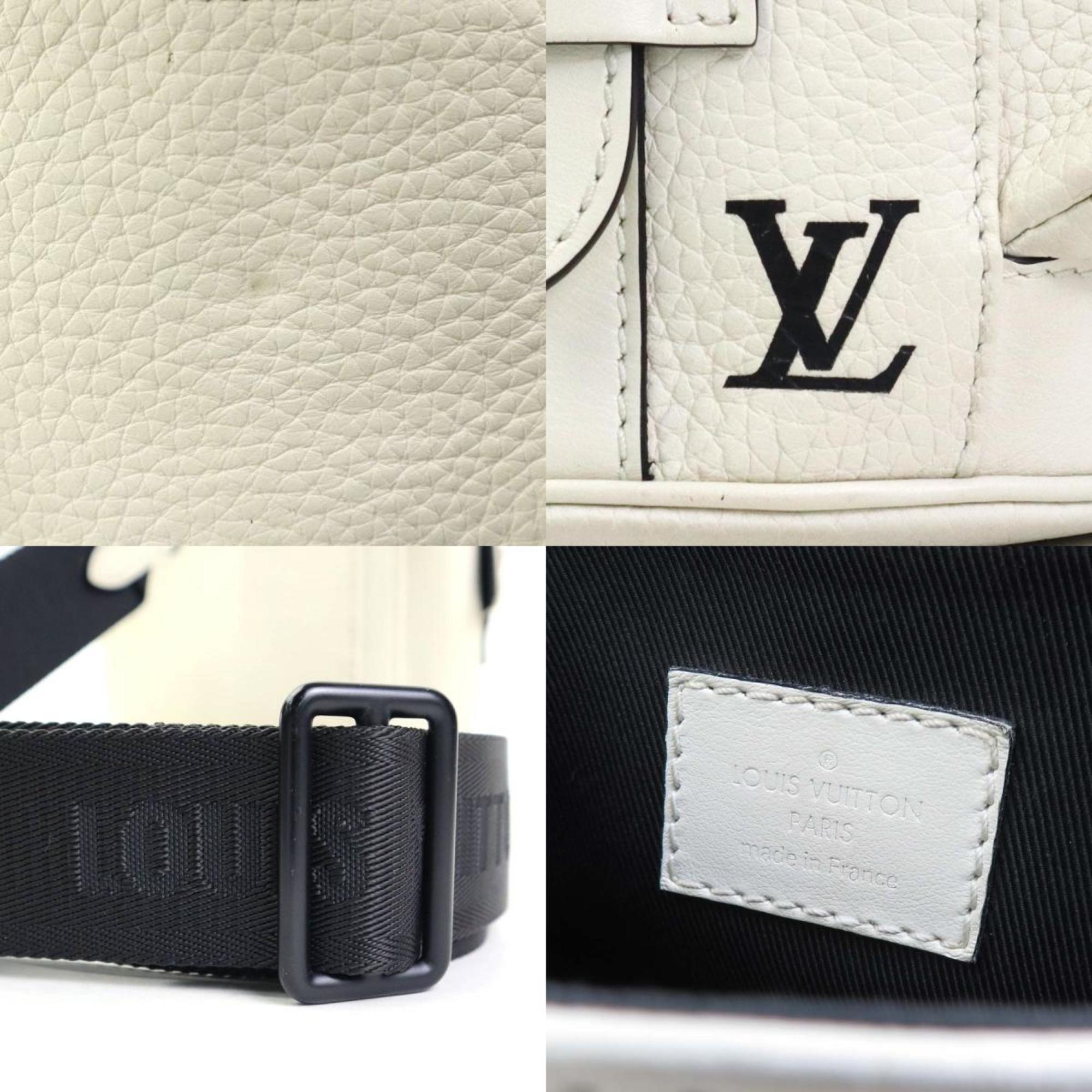 Louis Vuitton Christopher XS Body Bag Leather Off-White Black Men's M58493 e59018a