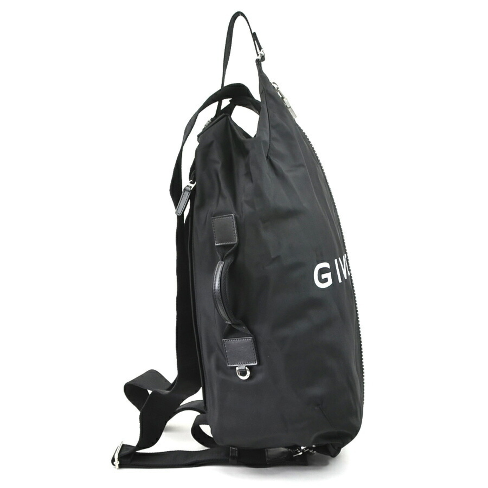 Givenchy G-Zip Duffle Backpack Nylon Black Men's H30443G