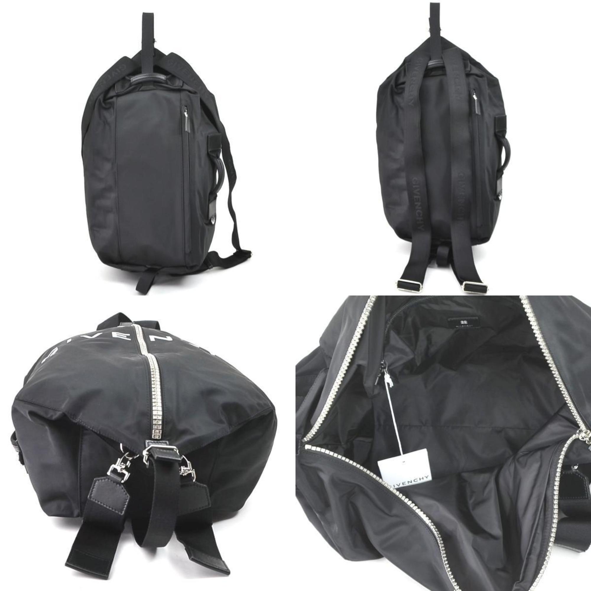 Givenchy G-Zip Duffle Backpack Nylon Black Men's H30443G