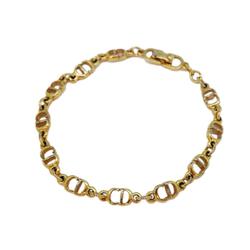 Christian Dior Bracelet CD GP Plated Gold Women's