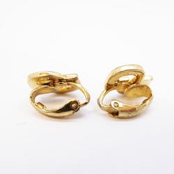 Christian Dior Earrings CD GP Plated Gold Women's