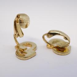 Christian Dior Earrings CD GP Plated Gold Women's