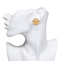 Hermes Earrings Serie GP Plated Gold Women's