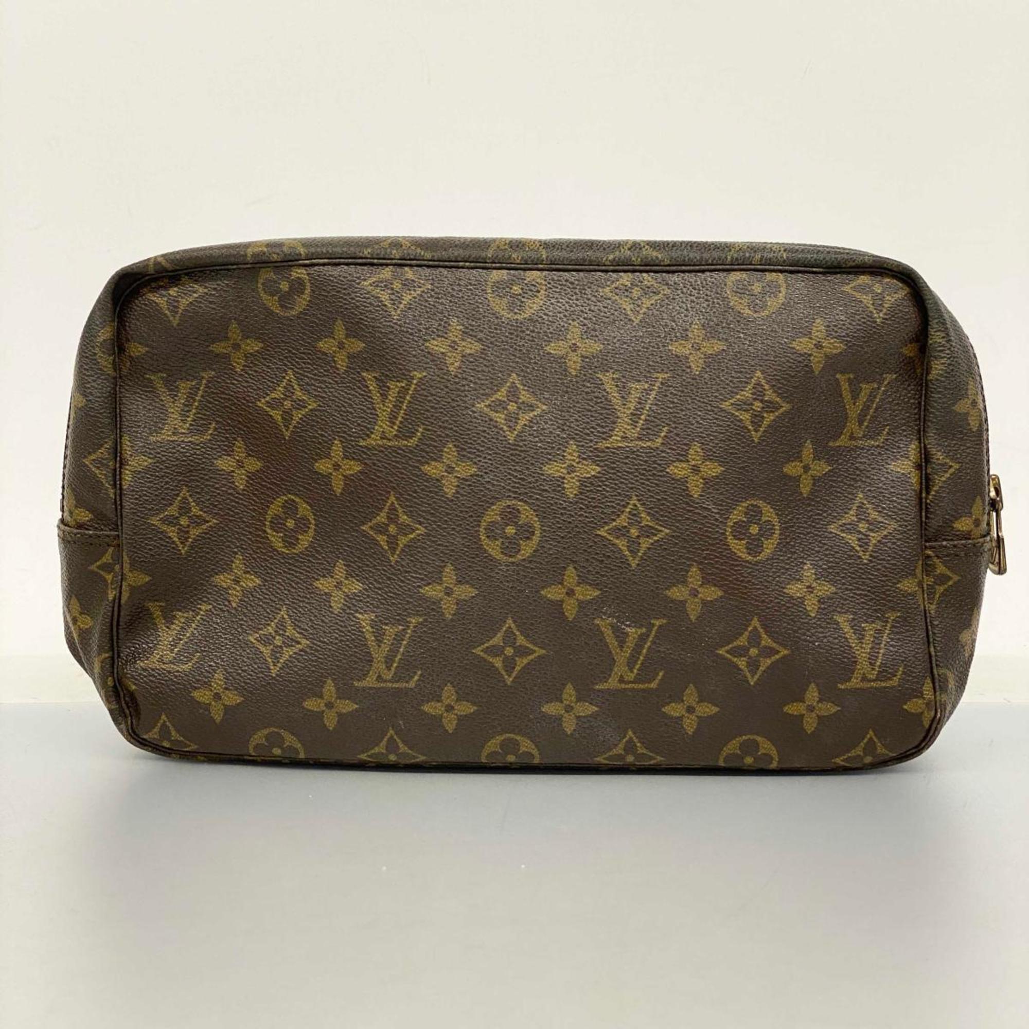 Louis Vuitton Pouch Monogram True Toilet 28 M47522 Brown Ladies