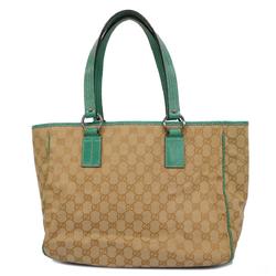 Gucci Tote Bag GG Canvas 113017 Beige Women's