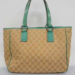 Gucci Tote Bag GG Canvas 113017 Beige Women's