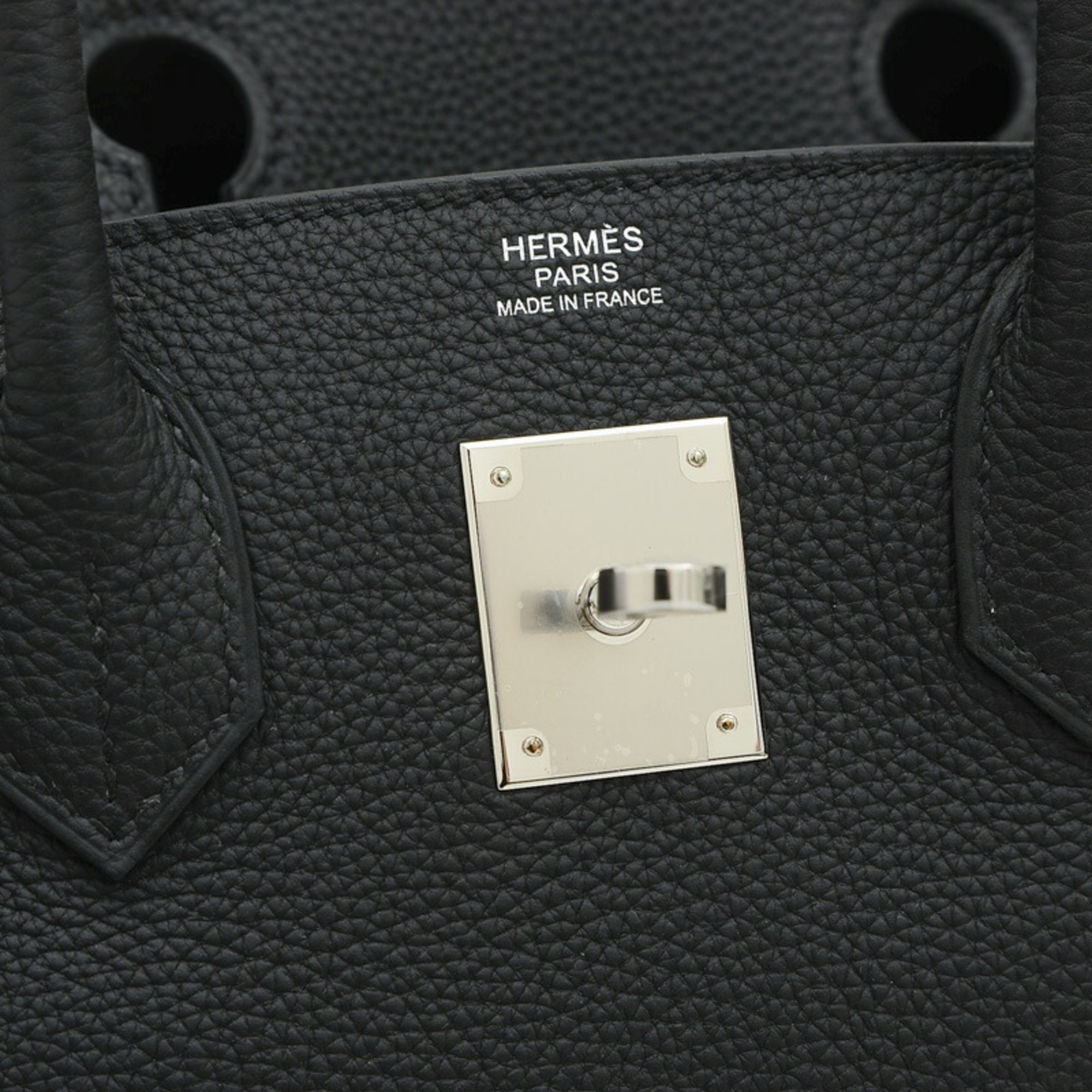 Hermes Birkin 30 Handbag Togo Black B Stamp