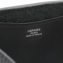 Hermes In the Loop 18 Shoulder Bag Taurillon Swift Black W Engraved