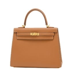 Hermes Kelly 25 Outer Stitched Handbag Epson Gold D Stamp