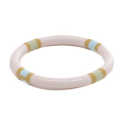 Hermes H Equipe PM Bracelet Bangle Lacquer Wood Pink T2 Size