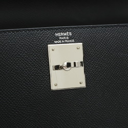 Hermes Kelly 28 Outer Stitched Handbag Epson Black Y Stamp