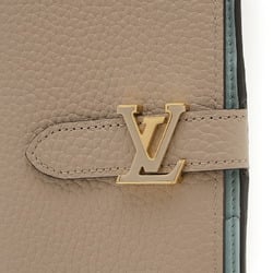 Louis Vuitton LV Vertical Wallet Bi-fold Long Taurillon Leather Gale M81367