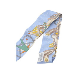 Hermes Twilly Scarf Odyssey Blue 100% Silk