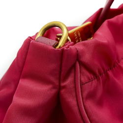 Prada Shoulder Bag Nylon Pink B1843M