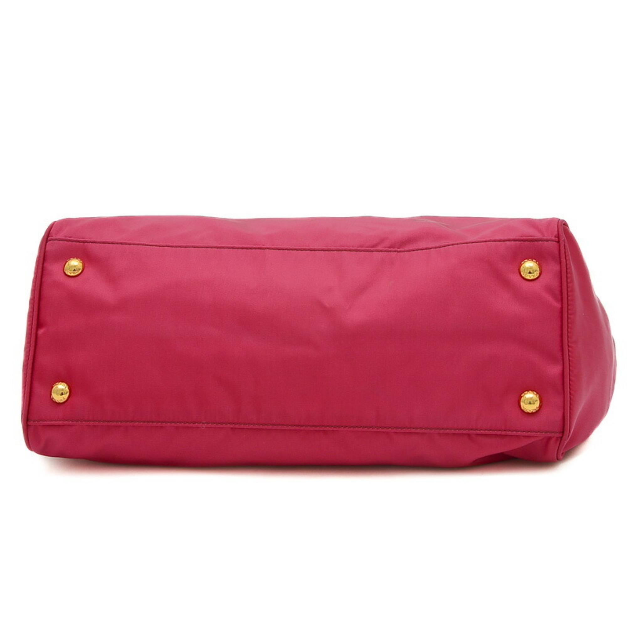 Prada Shoulder Bag Nylon Pink B1843M