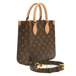 Louis Vuitton Monogram Sac Plat BB 2Way Shoulder Bag M46265