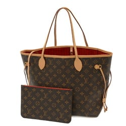 Louis Vuitton Monogram Neverfull MM Tote Bag Cerise M46987