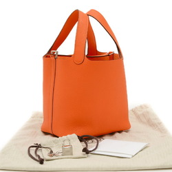 Hermes Picotin Lock PM 18 Handbag Taurillon Orange Anne B Stamp