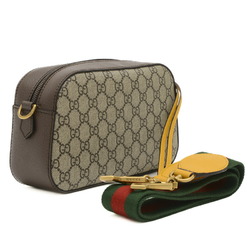 Gucci GG Supreme Neo Shoulder Bag Beige Brown 476466