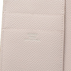 Hermes Bearn Combination Tri-fold Wallet Epson Mauve Pale B Stamp