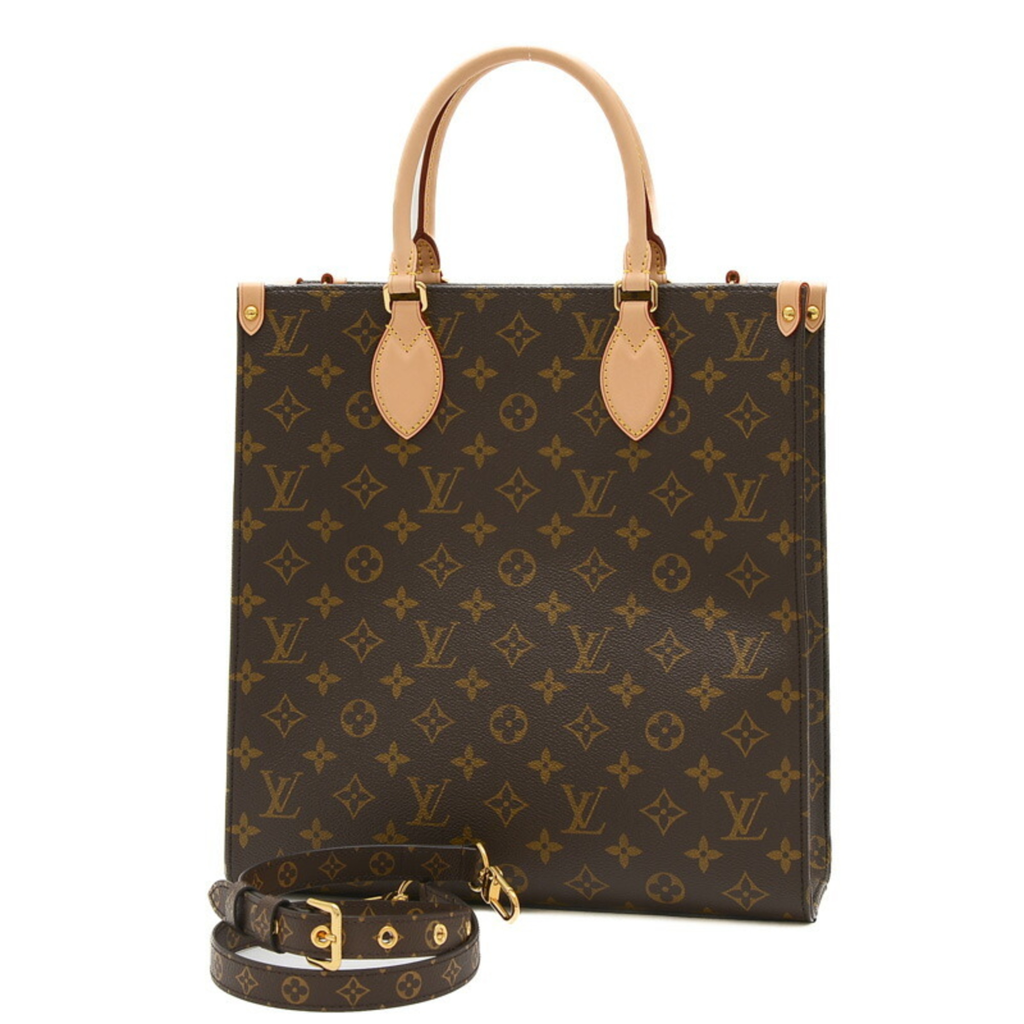 Louis Vuitton Monogram Sac Plat PM 2Way Shoulder Bag M46263