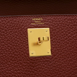 Hermes Kelly 28 Inner Stitching Handbag Togo Rouge Grenat B Stamp