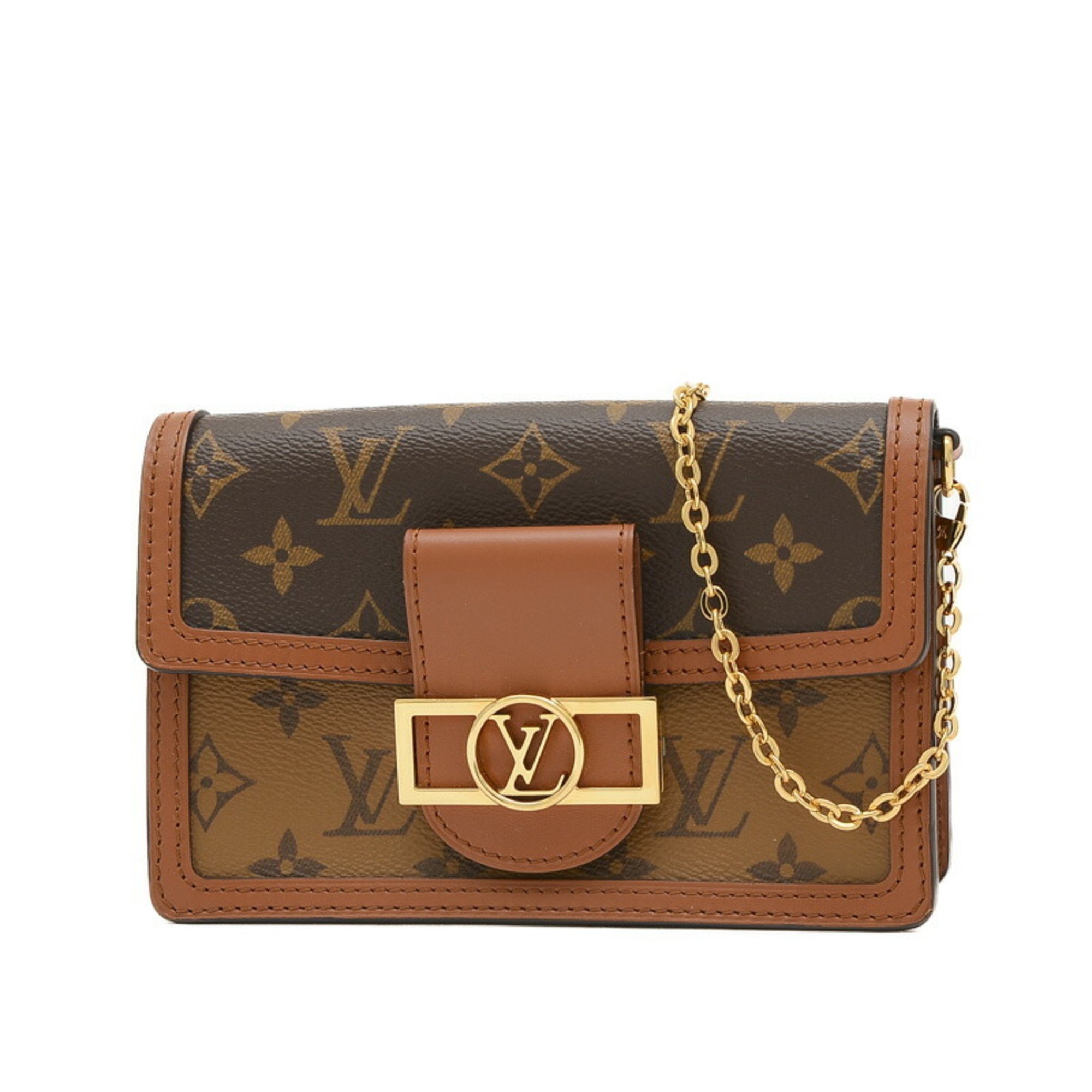 Louis Vuitton Monogram Reverse Portefeuille Dauphine Shoulder Bag M68746