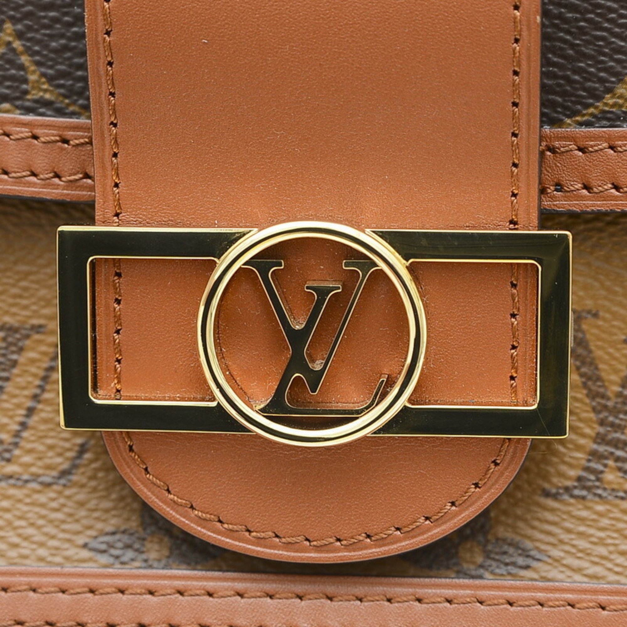 Louis Vuitton Monogram Reverse Portefeuille Dauphine Shoulder Bag M68746