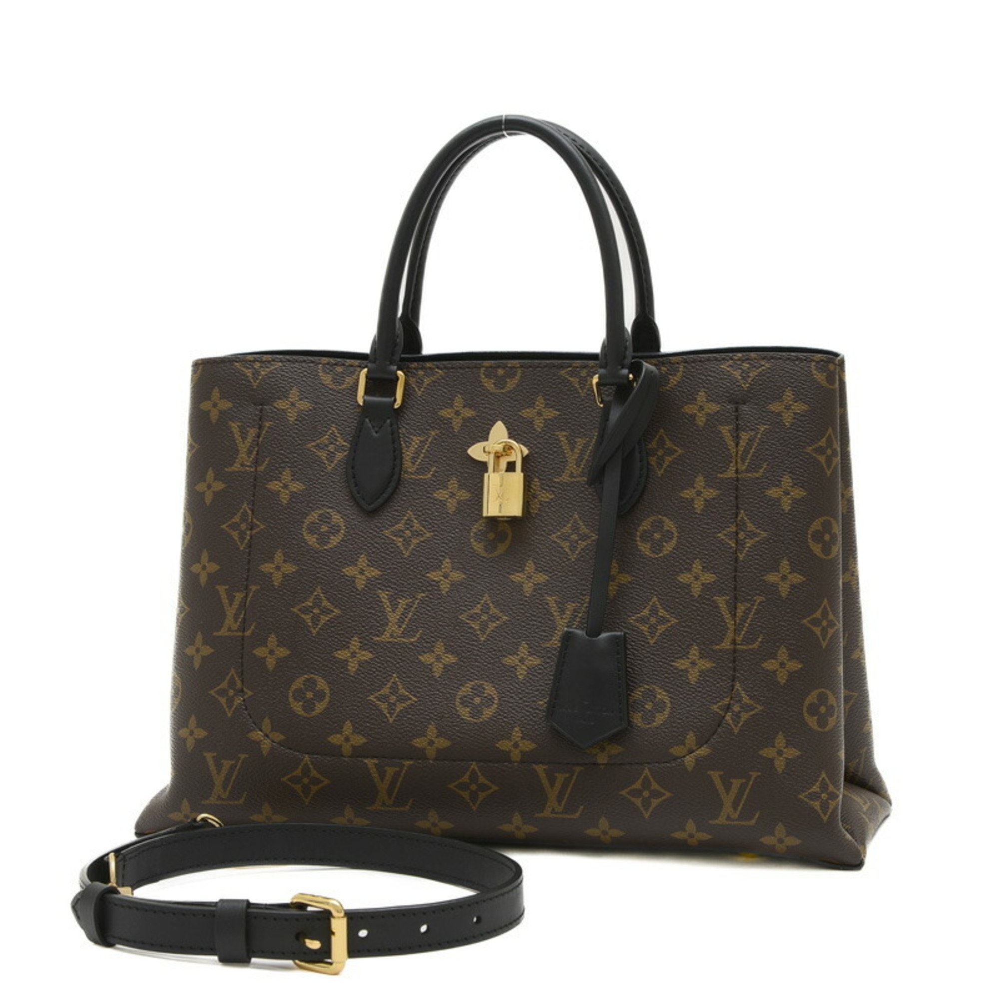 Louis Vuitton Monogram Flower Tote Shoulder Bag M43550