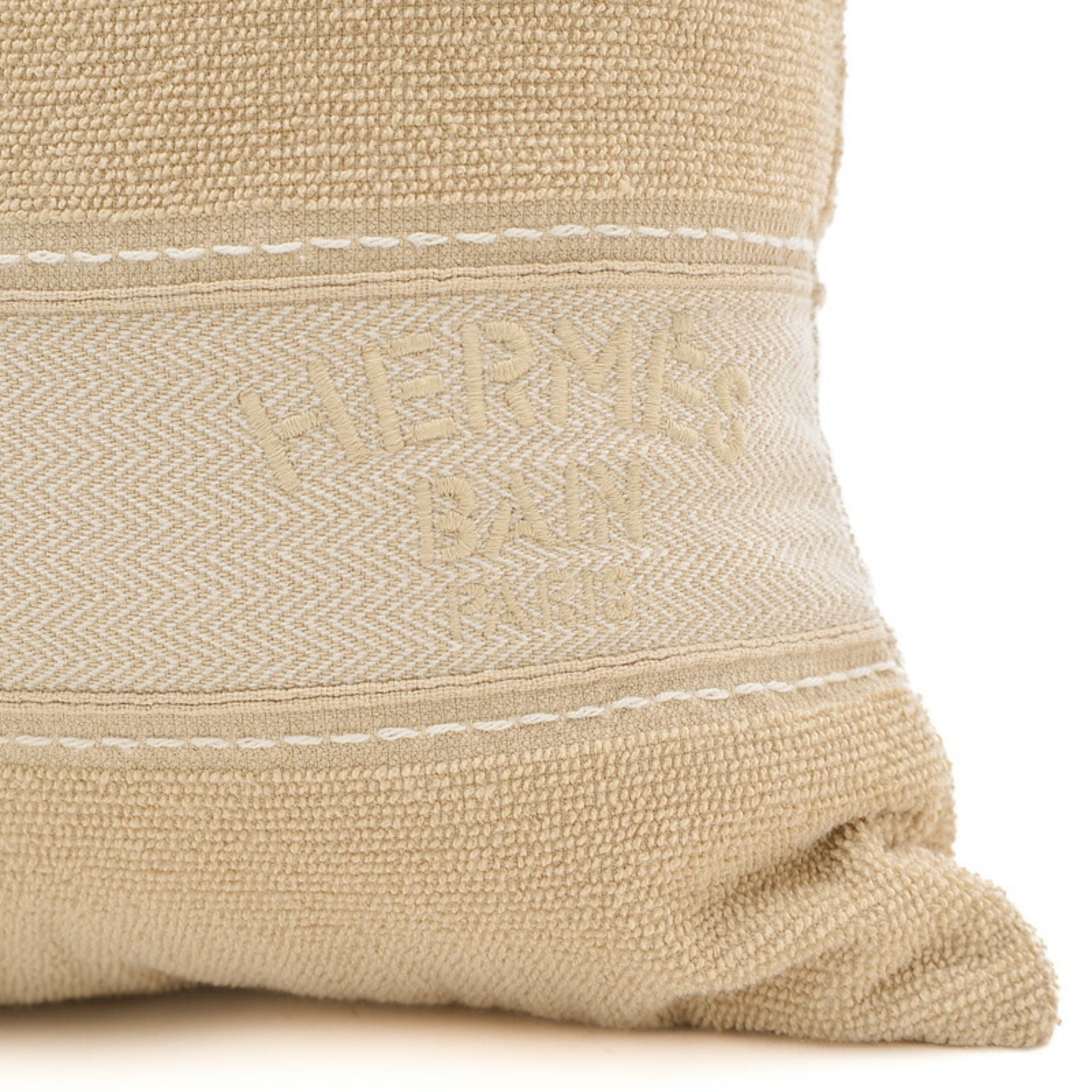 Hermes Yachting Pillow Cushion Sable Beige