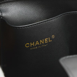 Chanel Tote Leather Black Champagne AS0355