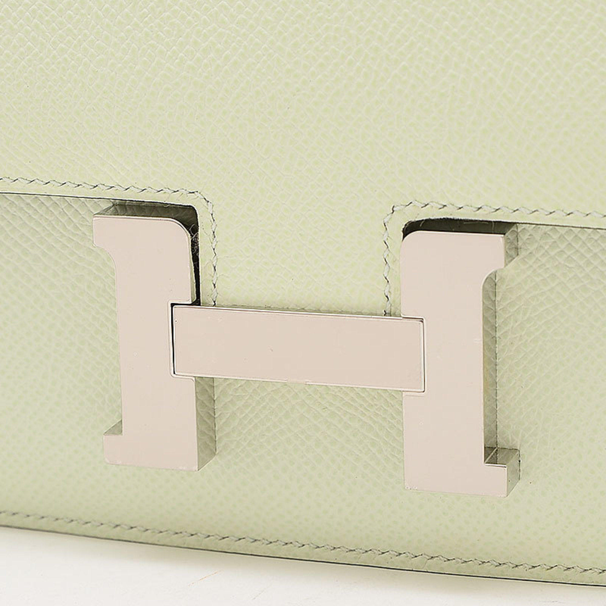 Hermes Constance 18 Miroir Shoulder Bag Epson Vert Fizz U Engraved