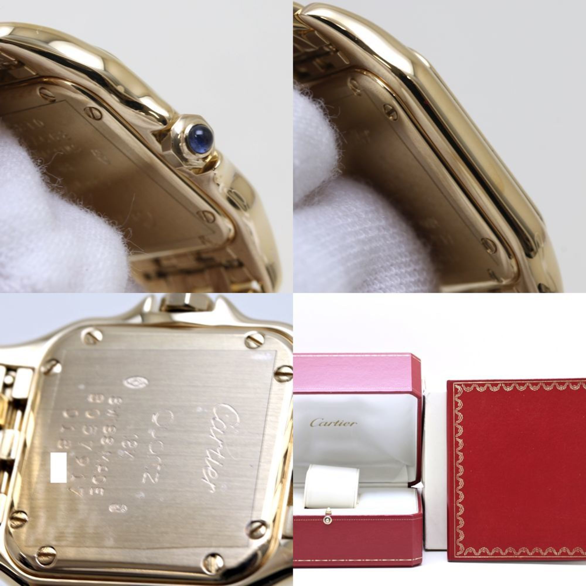 CARTIER Panthere SM Classic W25022B9 K18YG Yellow Gold Ladies 39563 Watch