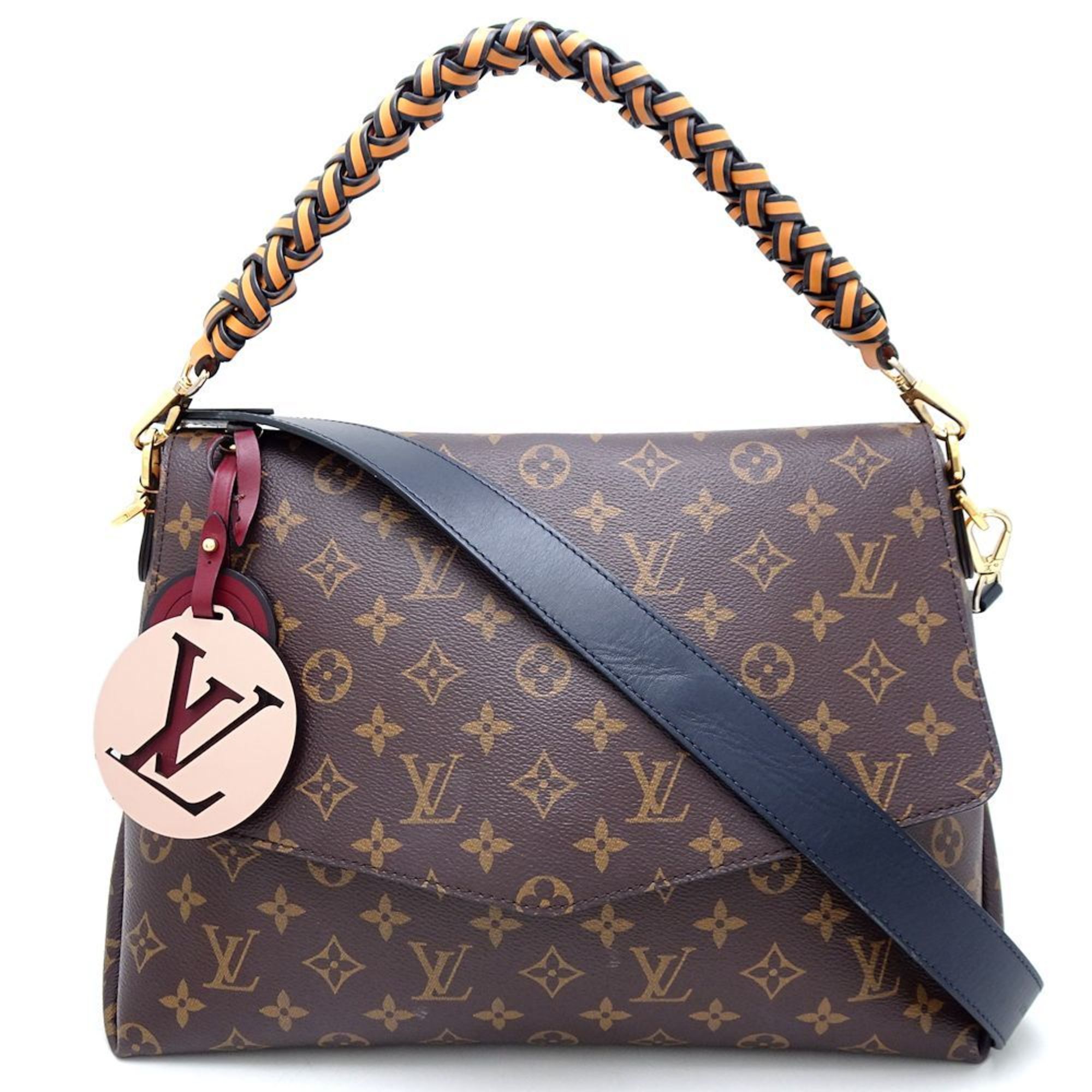 LOUIS VUITTON Louis Vuitton Monogram Beauvre MM M43953 2Way Bag Brown 351618