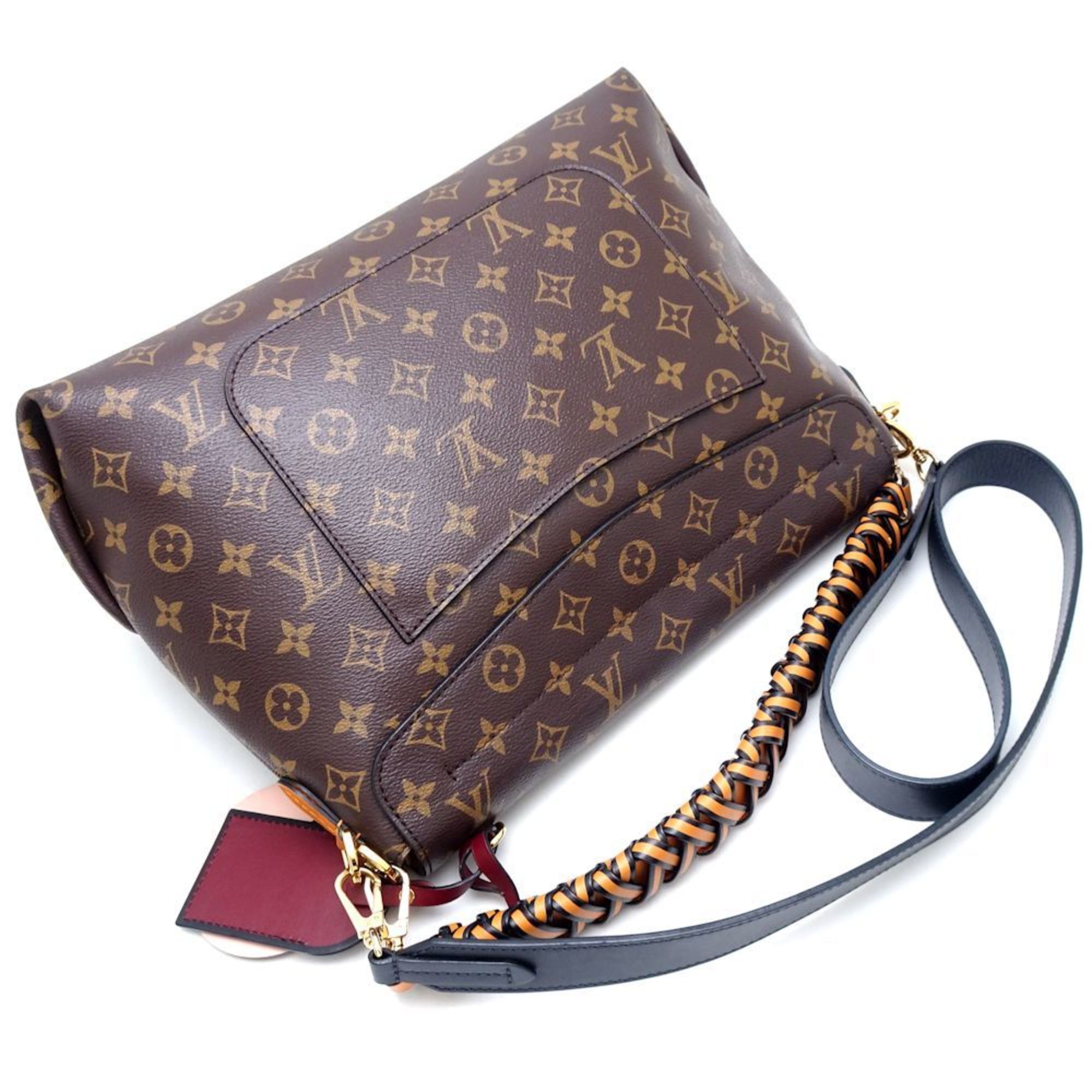 LOUIS VUITTON Louis Vuitton Monogram Beauvre MM M43953 2Way Bag Brown 351618