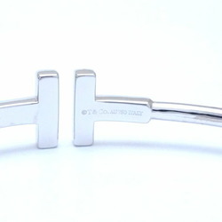 TIFFANY&Co. Tiffany T Wire Bangle Diamond Large K18WG White Gold 292348