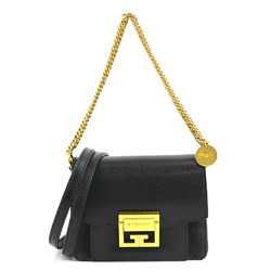 Givenchy GIVENCHY handbag shoulder bag leather suede black dark gray gold women's e59052i