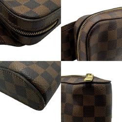 Louis Vuitton LOUIS VUITTON Body bag Waist Damier Geronimos canvas Brown Gold Men's Women's N51994 n0250