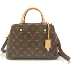 LOUIS VUITTON Louis Vuitton Monogram Montaigne BB M41055 Handbag Brown 252069