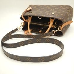 LOUIS VUITTON Louis Vuitton Monogram Montaigne BB M41055 Handbag Brown 252069