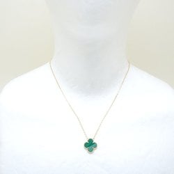 Van Cleef & Arpels Alhambra Necklace Malachite VCAR09VA00 K18YG Yellow Gold 292399