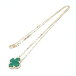 Van Cleef & Arpels Alhambra Necklace Malachite VCAR09VA00 K18YG Yellow Gold 292399