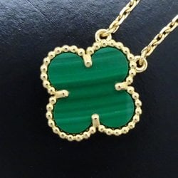 Van Cleef & Arpels Alhambra Necklace Malachite VCAR09VA00 K18YG Yellow Gold 292399