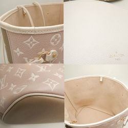 LOUIS VUITTON Louis Vuitton Bicolor Monogram Empreinte Neverfull MM M46102 Tote Bag Beige Khaki 252098