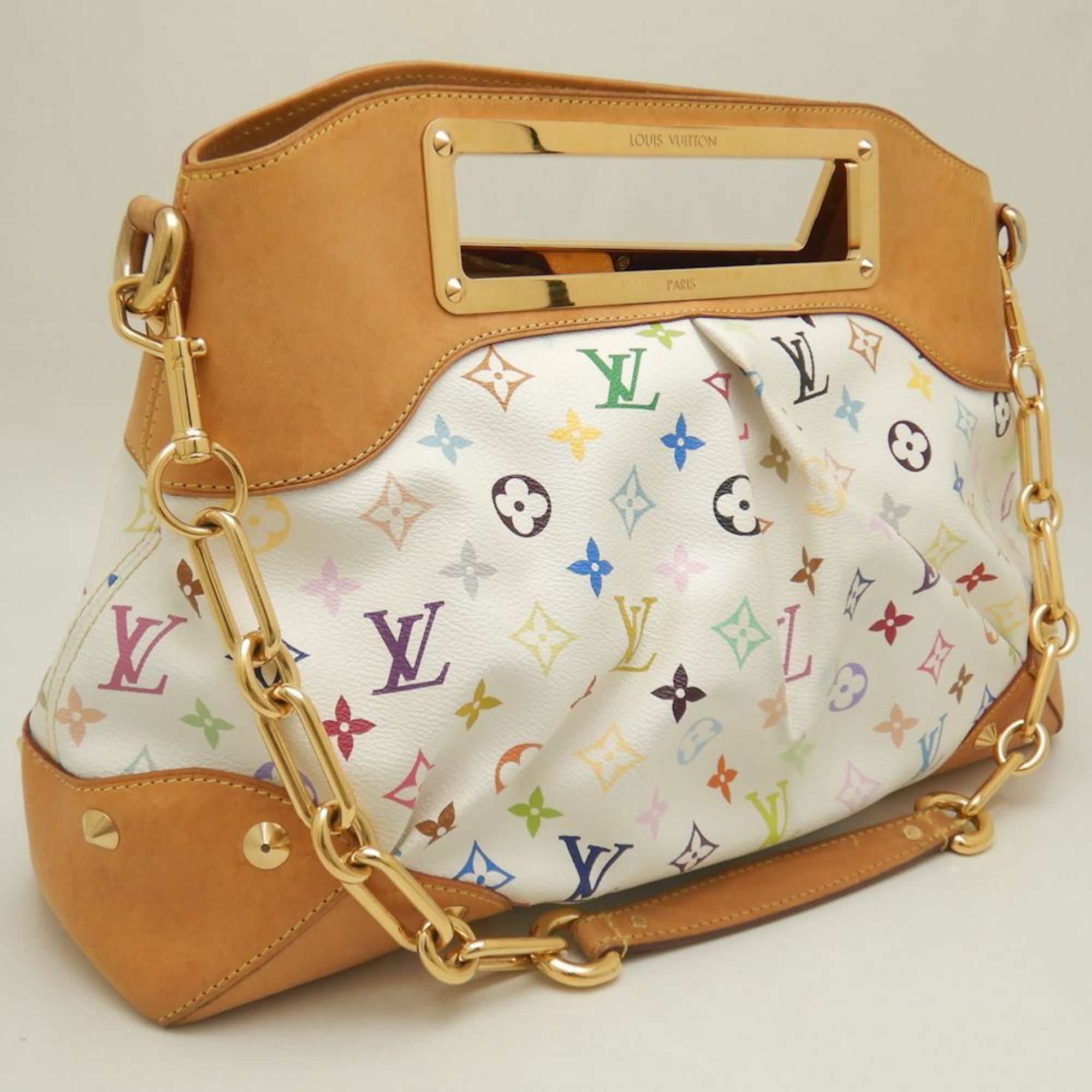 LOUIS VUITTON Louis Vuitton Multi Judy GM M40253 Shoulder Bag Blanc 252083