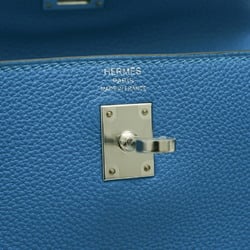 Hermes Kelly 25 Handbag Togo Blue Zanzibar C Stamp